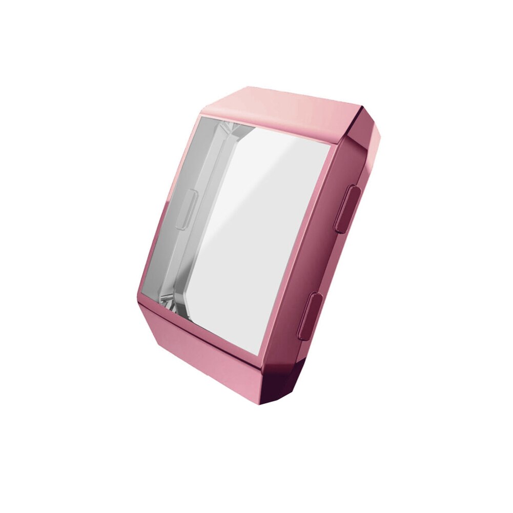 Ultra-Slim Precieze Scherm Beschermende Case Cover voor Fitbit Ionische Slimme Horloge: Pink Gold