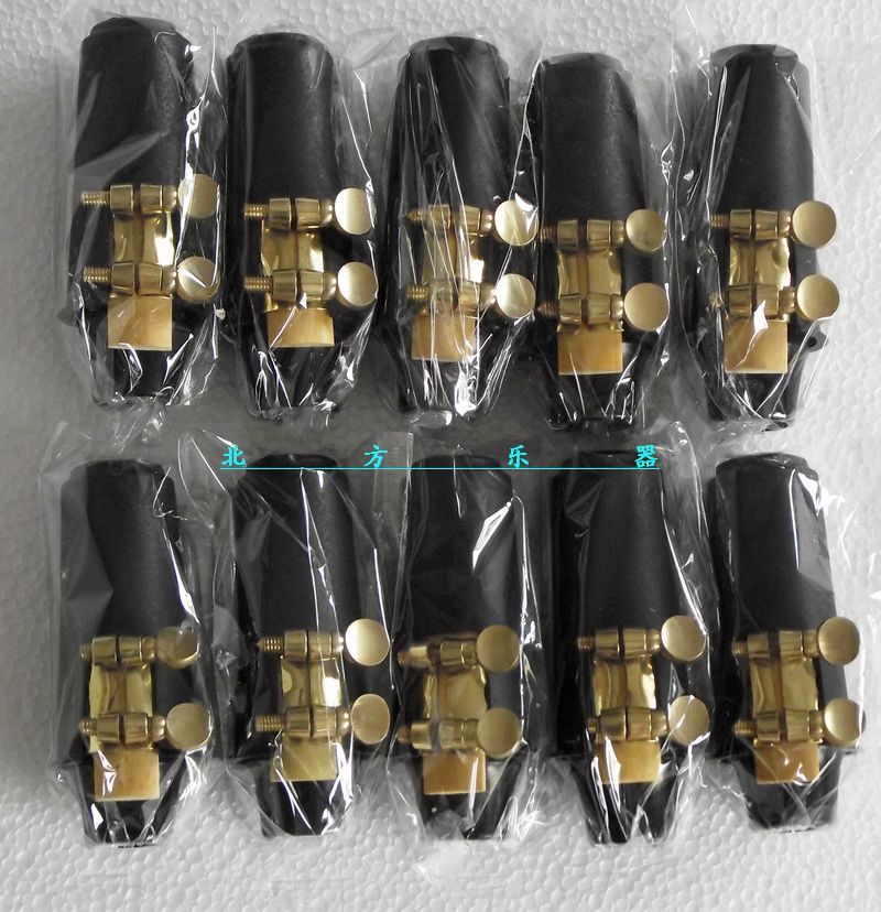 10 sets Soprano Sax mouthpiece ligature and cap