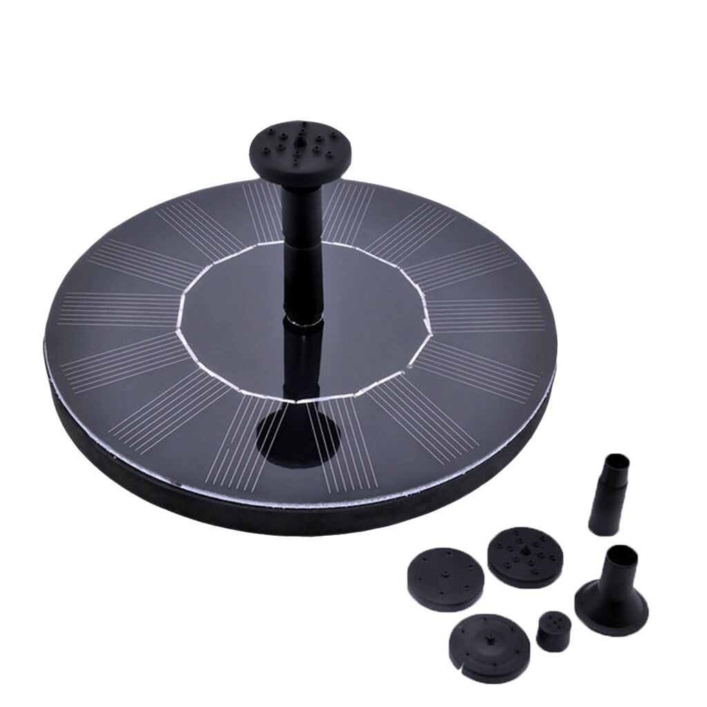 Floating Solar Fountain Garden Water Fountain Pool Pond Decoration Solar Panel Powered Fountain Water Pump Garden Decoration #36: C