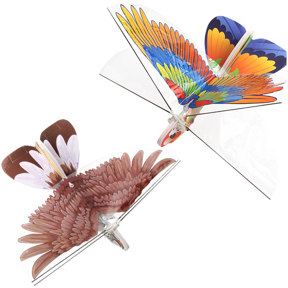 Remote Control Toy Electric Paper Airplane Model DIY Remote Control Paper Flying Bird Parrot Shape Baby Funny Toys 1