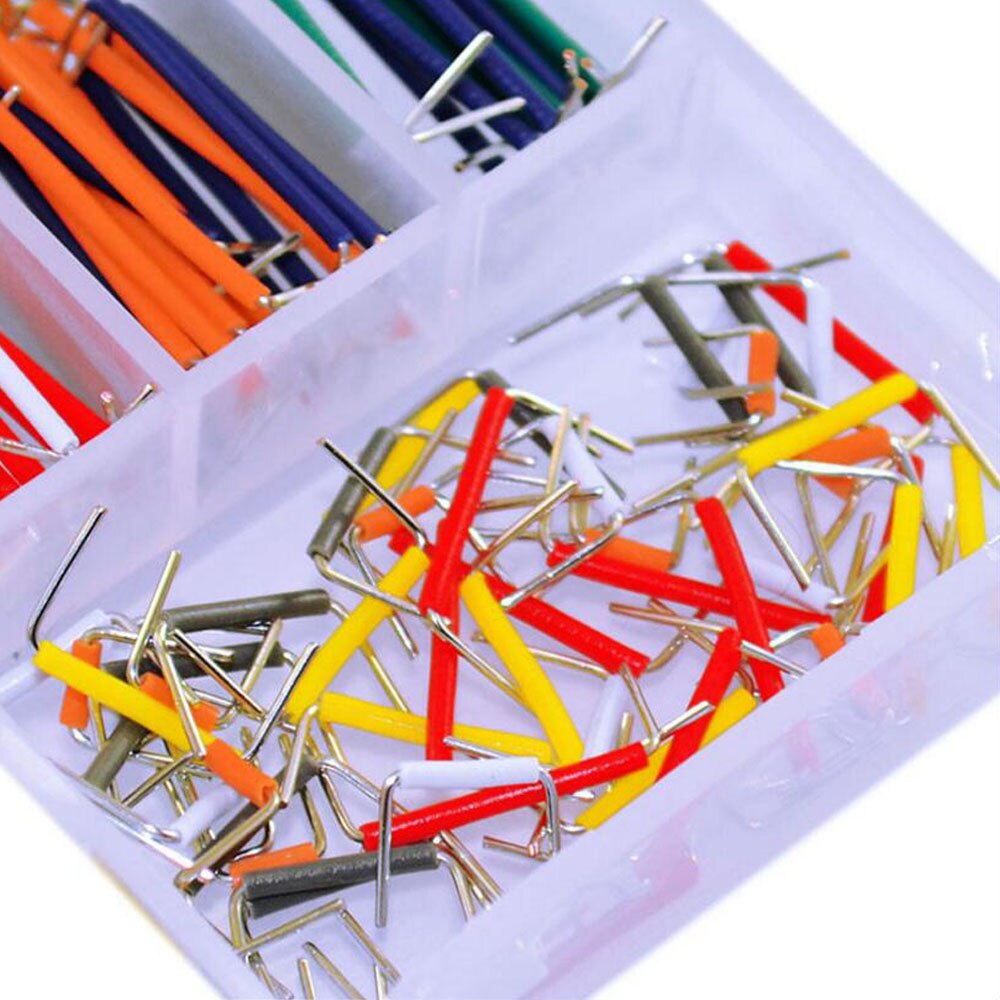 140 pcs U Shape Solderless Breadboard Jumper Cable Wire Kit Breadboard Dedicated Wire