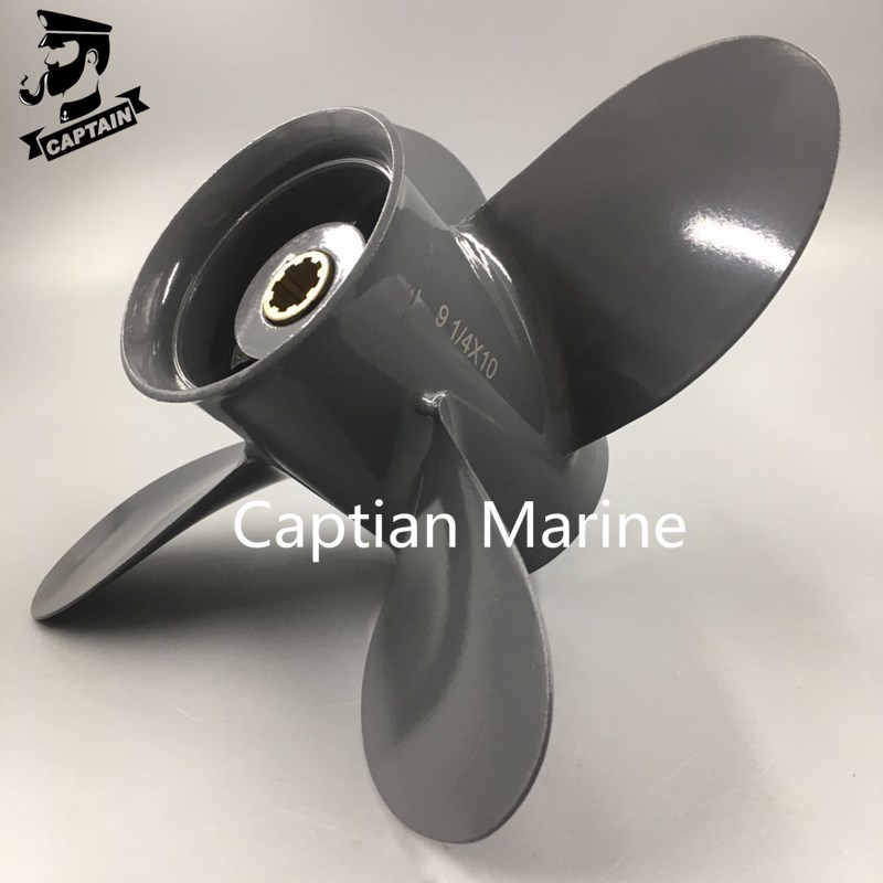 Captain Propeller 4 Blade 9 1/4X10 Fit Yamaha and ... – Grandado
