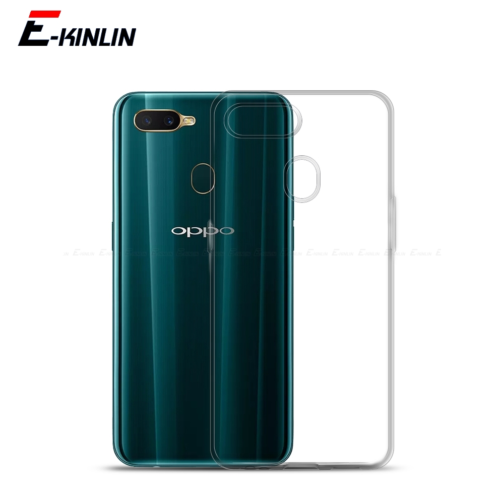 Capa de celular ultrafina em tpu transparente e macia, proteção de silicone para oppo ax5 ax7 a3s a5s a3 a5 a8 a7x a7 a9 2020 a9x