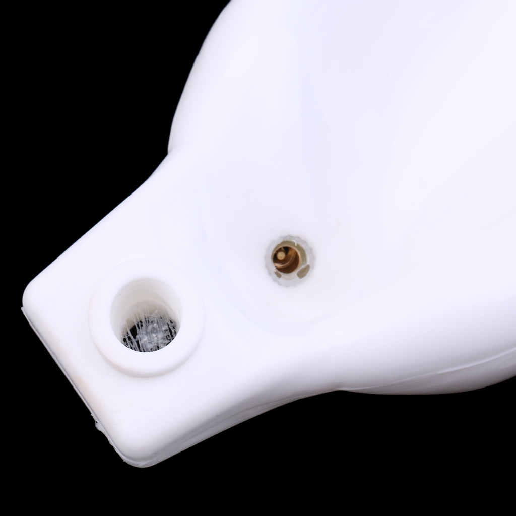 Heavy Duty Anti-UV White PVC Marine Yacht Boat Fender Bumper Dock Shield Protection Deflated 42 x 11 cm