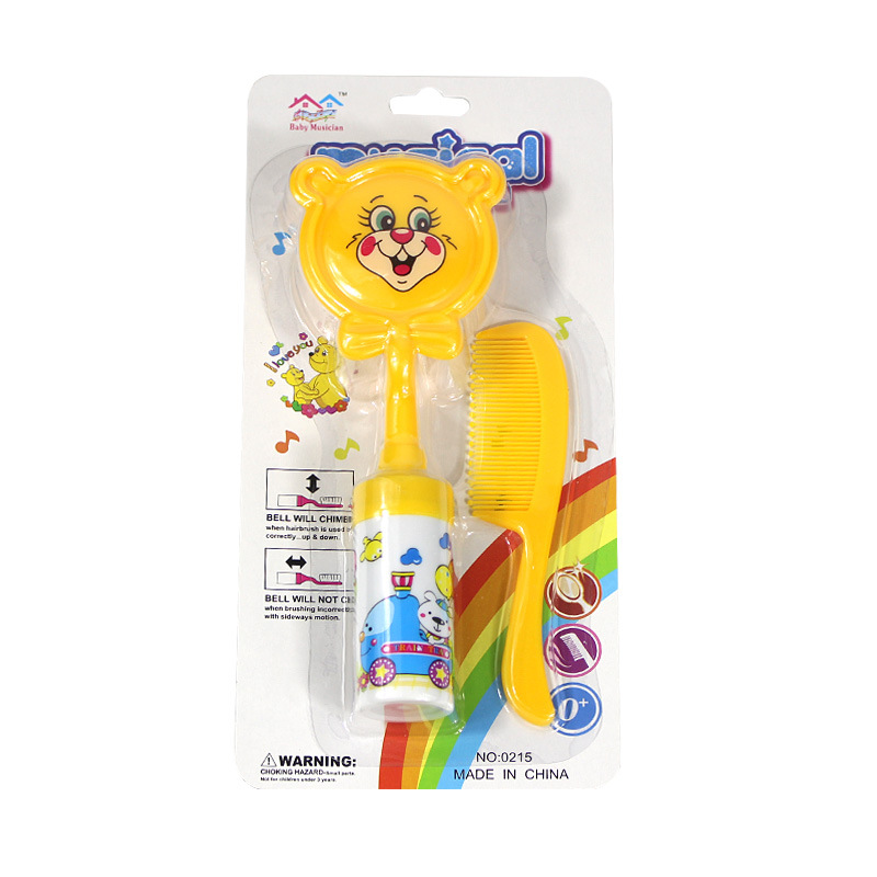 Baby Cartoon Comb Brush Supplies Bathing Washing Hair Soft Bristle Safe Head Massage Baby 2Pcs/Lot Wash Nursing Hair Brushes