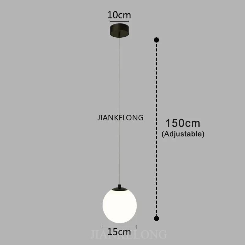 Moderne Glas-LED-Pendelleuchten Nordische Wohnzimmer-Schlafzimmer-Beleuchtung Innenbeleuchtung Restaurant Bar Heim-Dekor Hängelampe 220V: Kaltweiß / Grün