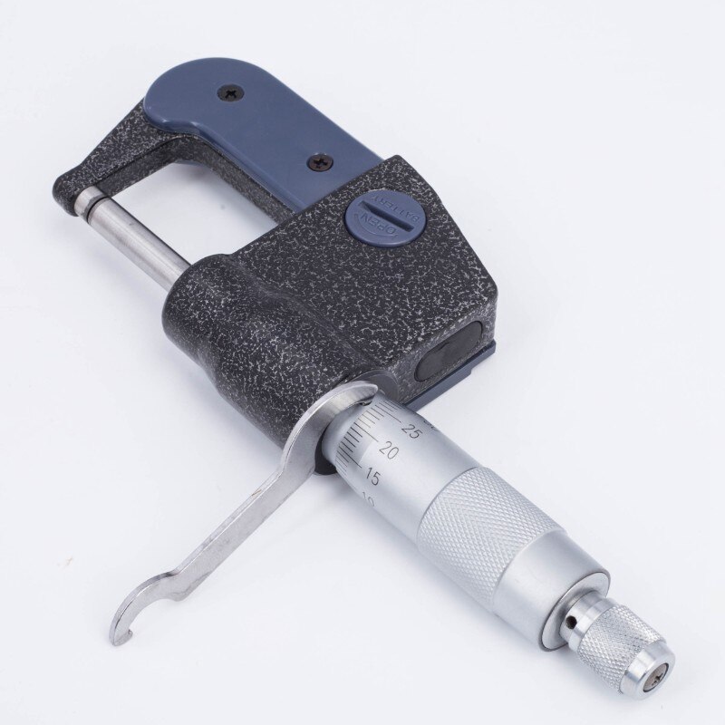 Merkki 0.001mm elektroninen ulkomikrometri 0-25mm digitaalinen mikrometri paksuusmittari mittari mikrometri kovametalli kärki mittaustyökalut