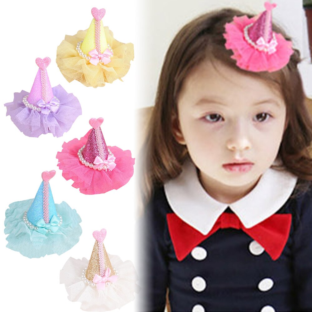 Leuke Haarspeld Parel Kerstboom Prinses Kinderen Kant Haarspeld Meisje Hoofdtooi Haaraccessoires Voor Meisjes Hoofd Dragen