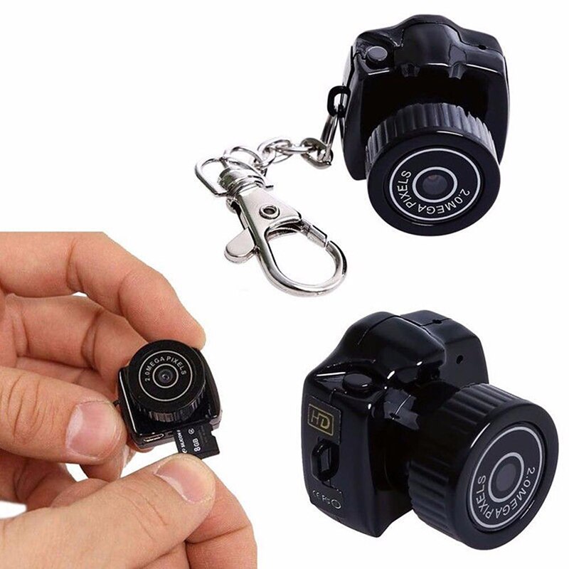 1PC Y2000 Mini Camera Camcorder HD 1080P Micro DVR Camcorder Portable Webcam Recorder Camera for Lawyers Journalists