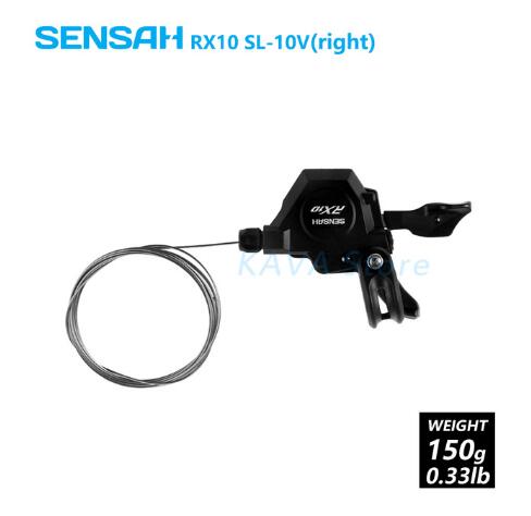 SENSAH-cambio de velocidades de bicicleta MTB RX10, 1x10 CRX, 1x11 XRX, 1x12, gatillo cambiador de velocidad, desviadores traseros 10/11/12s para M6000 M8000 M9100: RX10Trigger Shifter