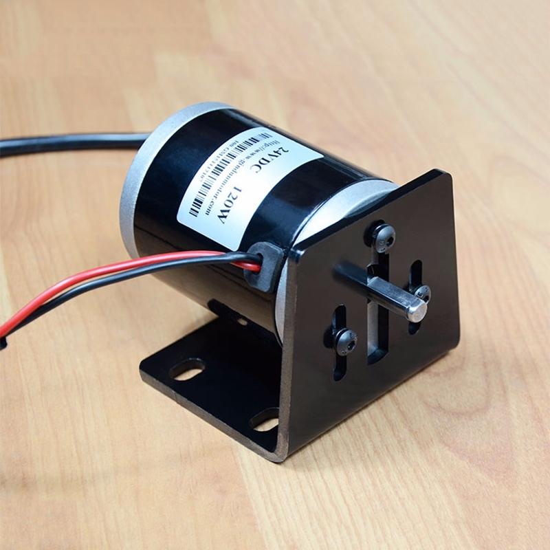 120w dc moottori pidikkeillä mini sorvin sähköpöytäsahan penkille