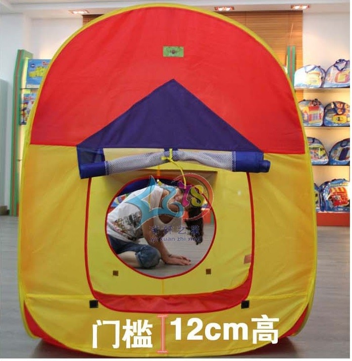 Ultralarge Kids Play Tent Vouwen Playhouse met 2 deuren Kinderen Waterdichte Outdoor Indoor Spelen Speelgoed Huis