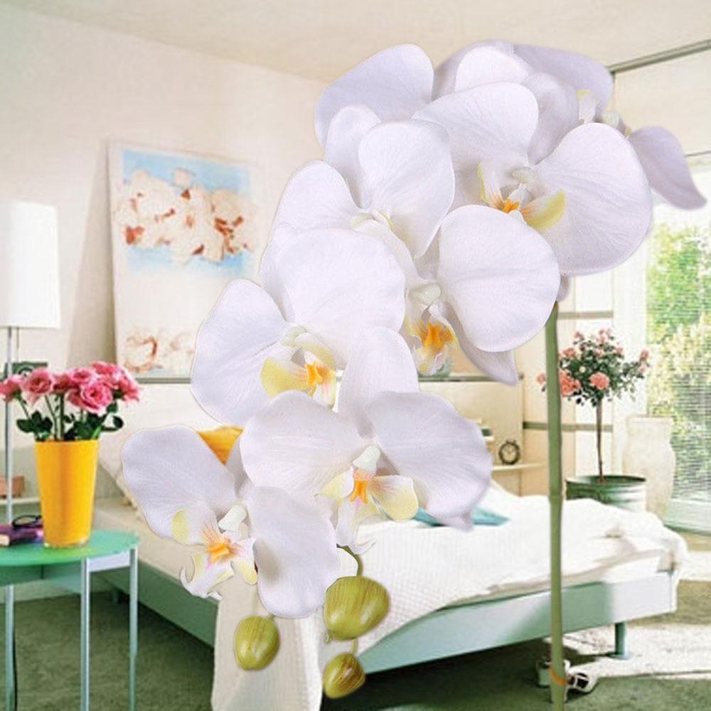 Vlinder Orchidee Zijde Bloem Boeket Phalaenopsis Bruiloft Home Decoratie Tuin Zijde Bloem Restaurant