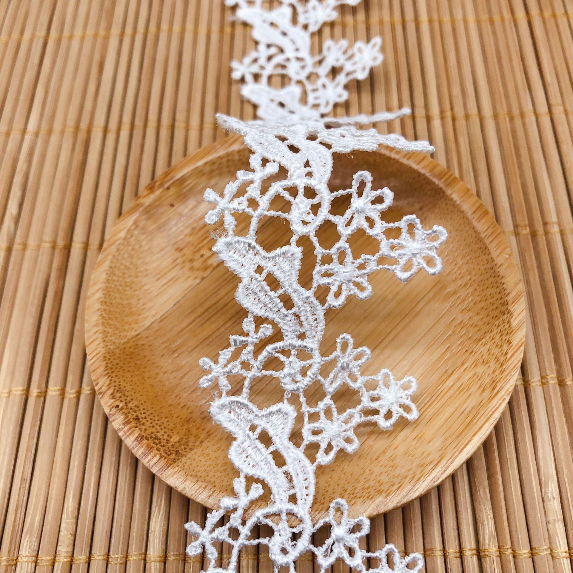 1Yard Kant Roosjes Diy Kleding Accessoires 3.4Cm Kinderen Ondergoed Accessoires Decoratieve Stof Materialen Kant Lint