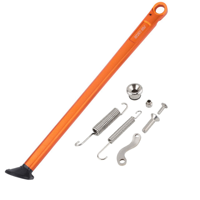 NOBIMOTO-support latéral de stationnement béquille + ressort moto CNC alliage forgé pour EXC EXC-F XC XC-F XC-W EXC-R XCF-W EXCF XCW XCR-W: GRIS