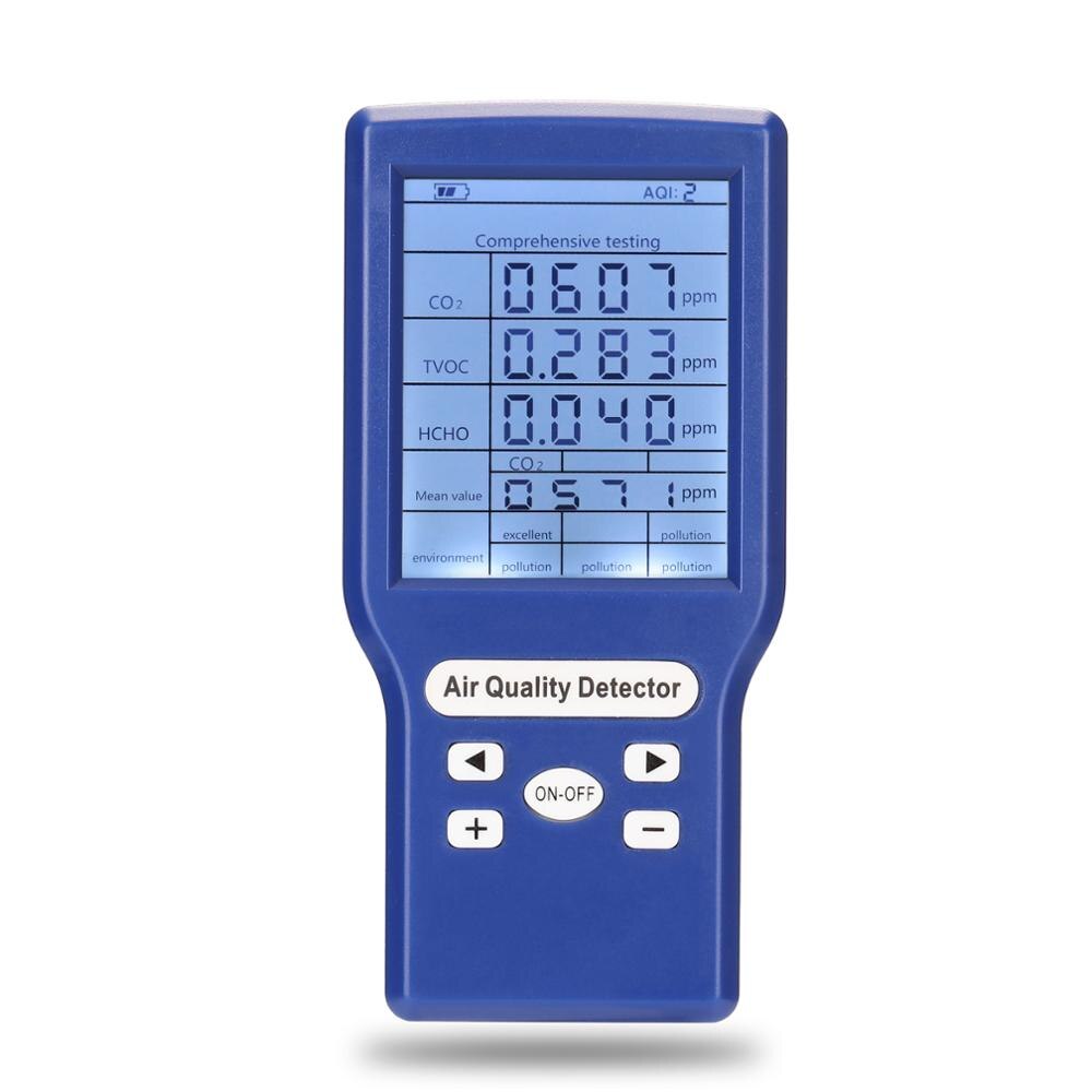 Professionele CO2 Meter Detector Kooldioxide Monitor Usb Temperatuur-vochtigheidsmeter Luchtkwaliteit Detector Gas Analyzer: Type 1