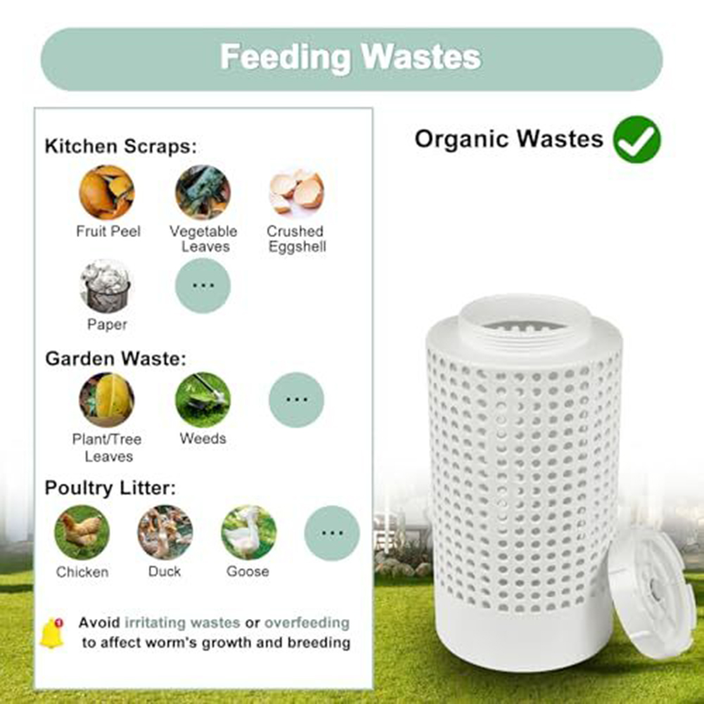 Outdoor Compost Bin Worm Compostering Bin Worm Farm Compost Bin Kit Voor Ingegraven Insect Composter Voor Kleine Bloempotten Tuin