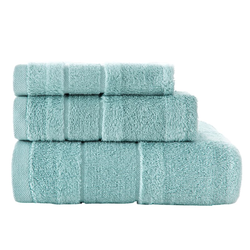 3 stk pustende dårlig absorberende dårlig Strand dårlig laken ansiktshåndkle firkantet håndkle sett 28gf: Gn