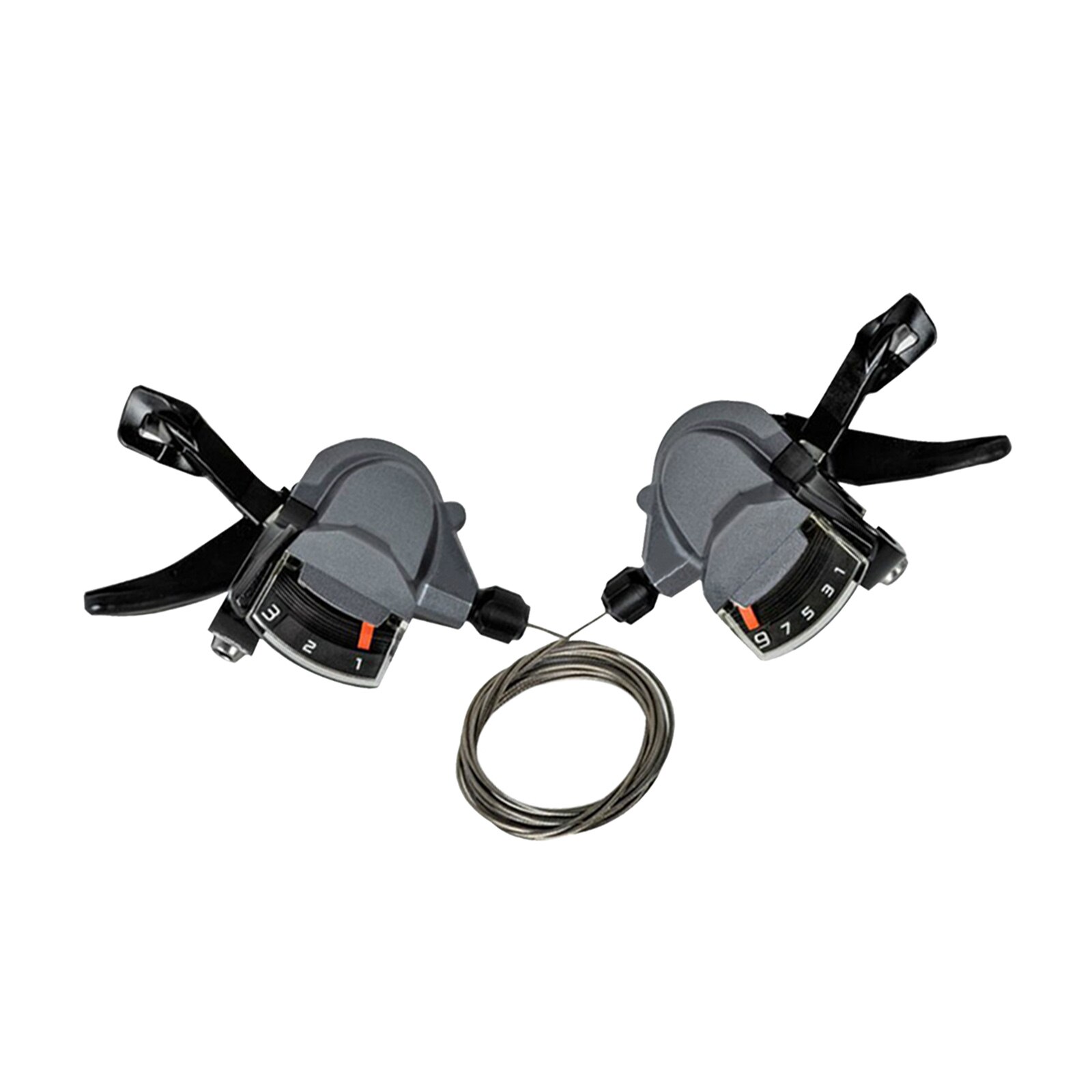 Fiets Shifter Levers Shifter 3X9 27 Speed Shifter Met Gear Indicator En Shifter Kabel Voor Moutain Bike, racefiets, Mtb