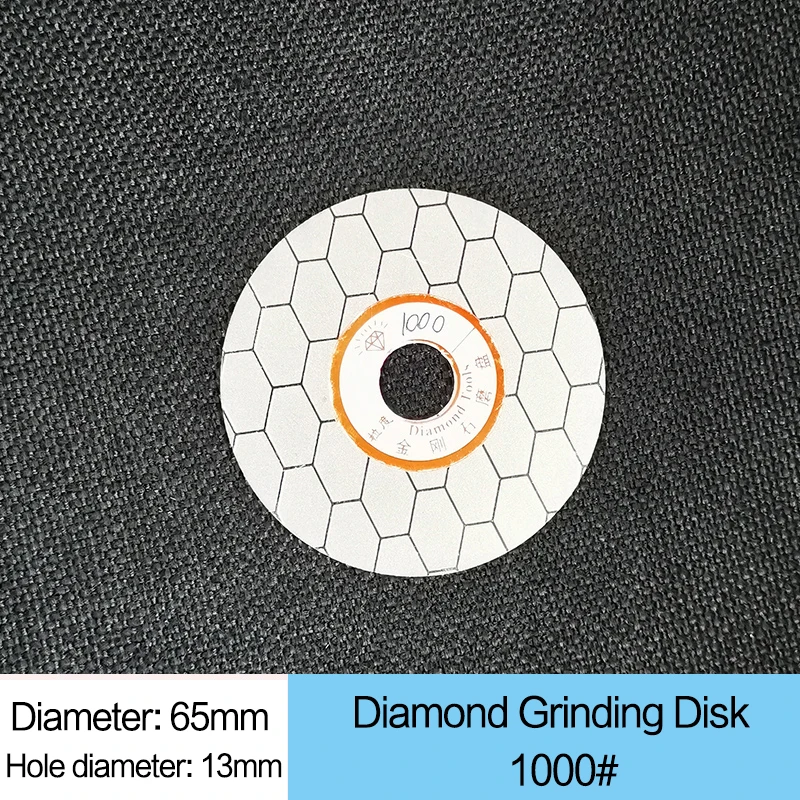 65/70mm diamantslipskivor diamantslipsten praktisk pålitlig slipskiva tillbehör roterande slipskiva verktyg: Svart