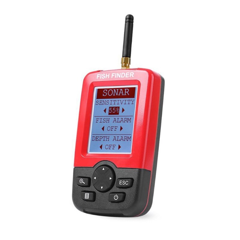 Smart Portable Fish Finder 100M Wireless Sonar Sensor Sounder LCD Fishfinder