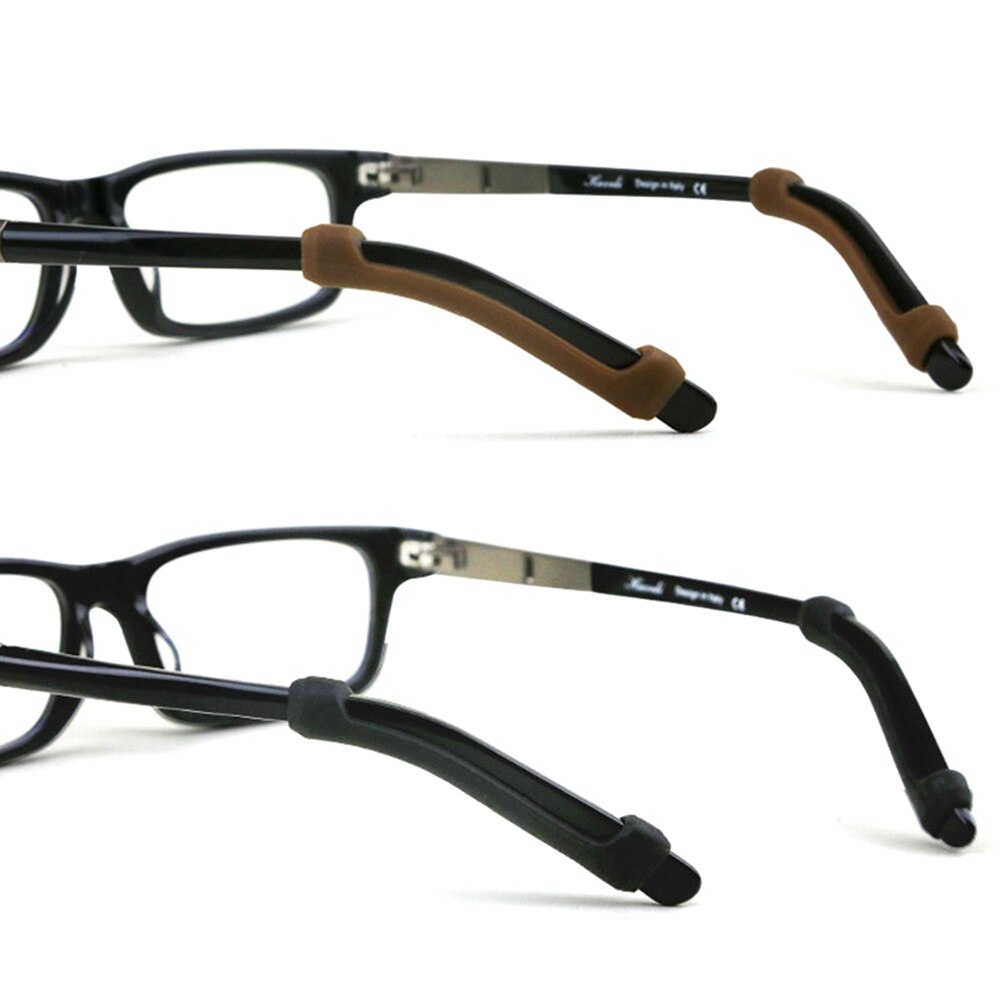 Crochet d'oreille antidérapant à la pour lunettes, accessoires pour lunettes, poignée en Silicone, pointe de la tempe, poignée pour lunettes