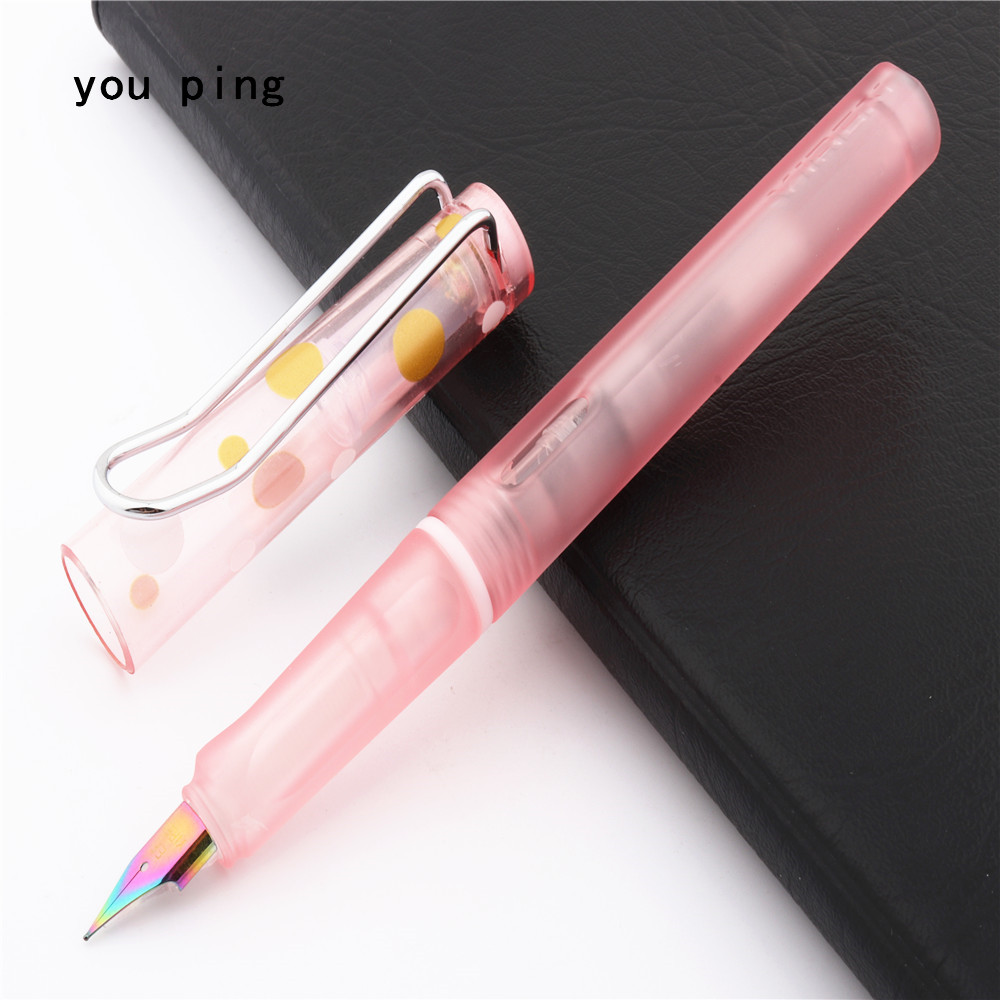 Neue auflistung 411 transparent Farben Büro Brunnen Stift Schüler Schule Schreibwaren Liefert tinte stift: A