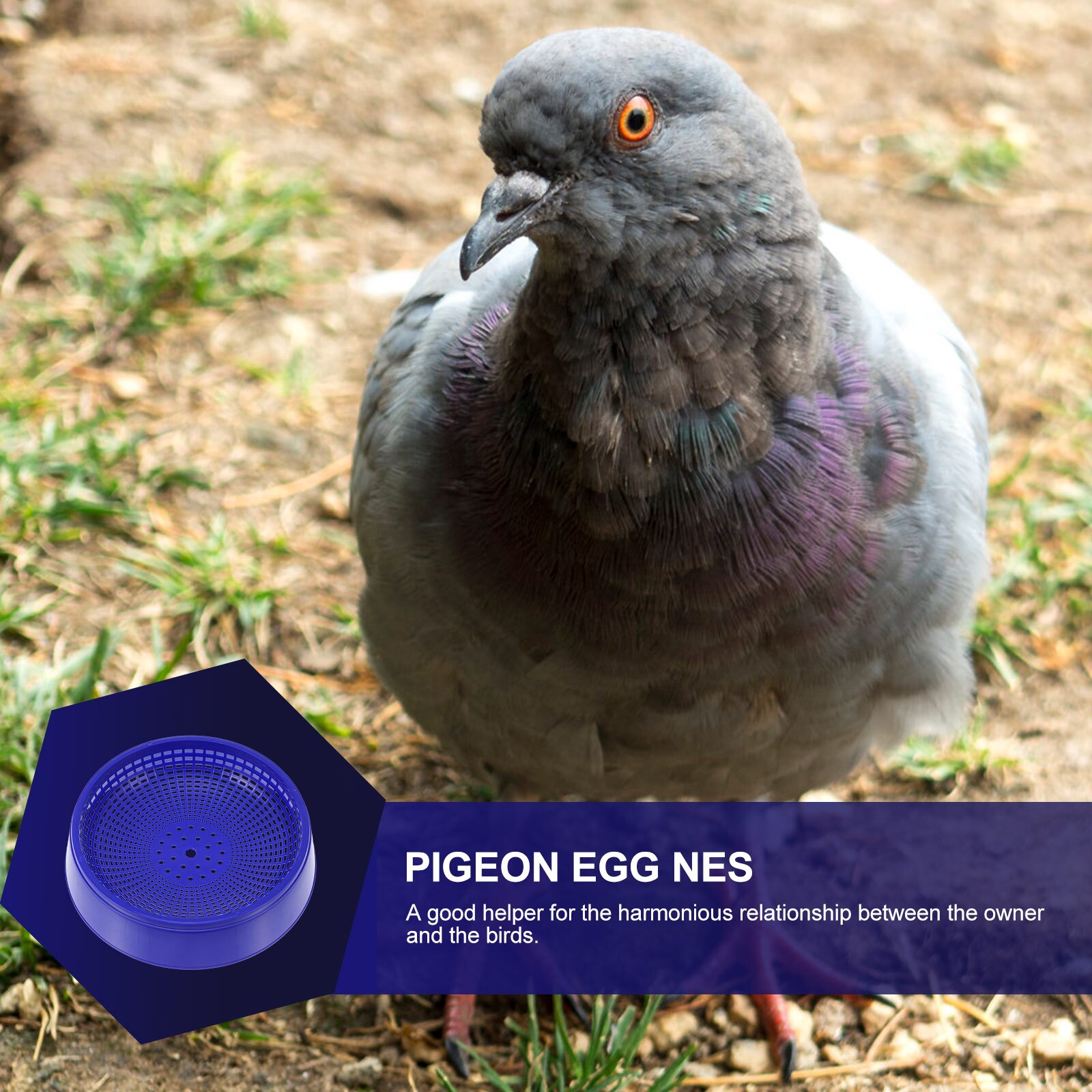 3Pcs Pigeon Breeding Nest Bird Eggs Nest Bird Breeding House Plastic Nest