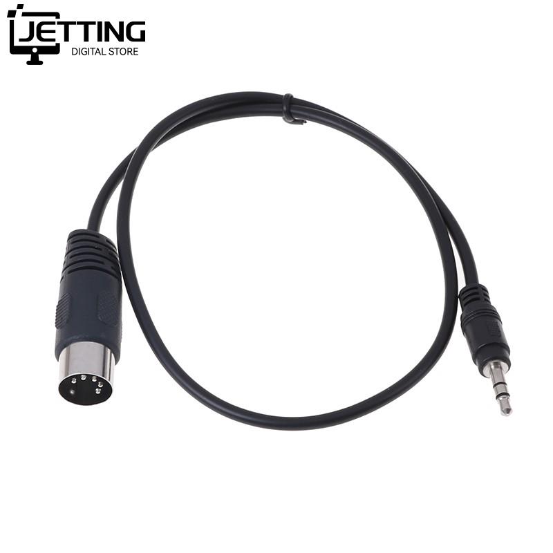 50cm 5 Pin Din MIDI Male To 3.5mm Male Plug Stereo Jack Audio Adapter Cable