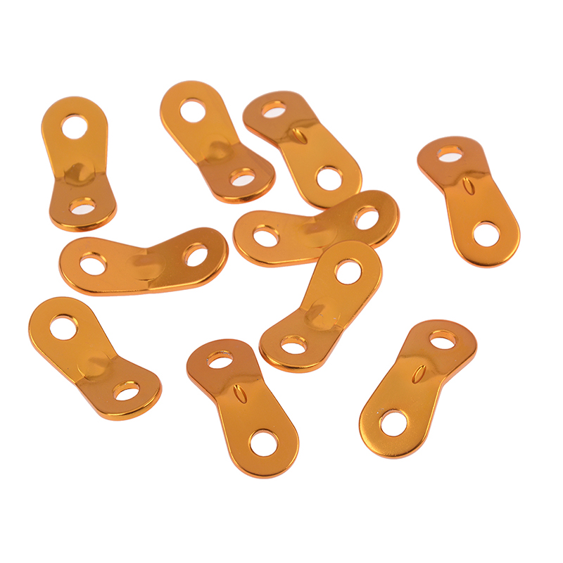 Utendørs camping aluminiumslegering ledningsskinner tau strammere telt fyr linje tau strammere 10 stk