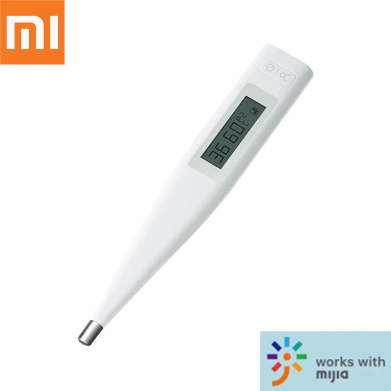 Originele Xiaomi Mijia Smart Home Elektrische Thermometer Digitale Lcd Display Mond/Oksel Lichaam Medische Thermometer Voor App