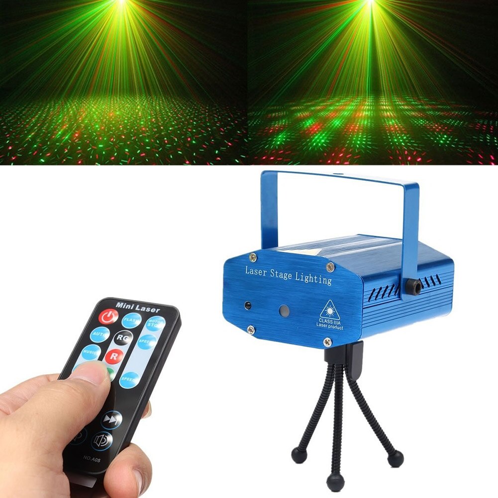 Novel Led-verlichting Sound Activated Disco DJ Party Licht Mini Auto Flash Podium Verlichting met Afstandsbediening