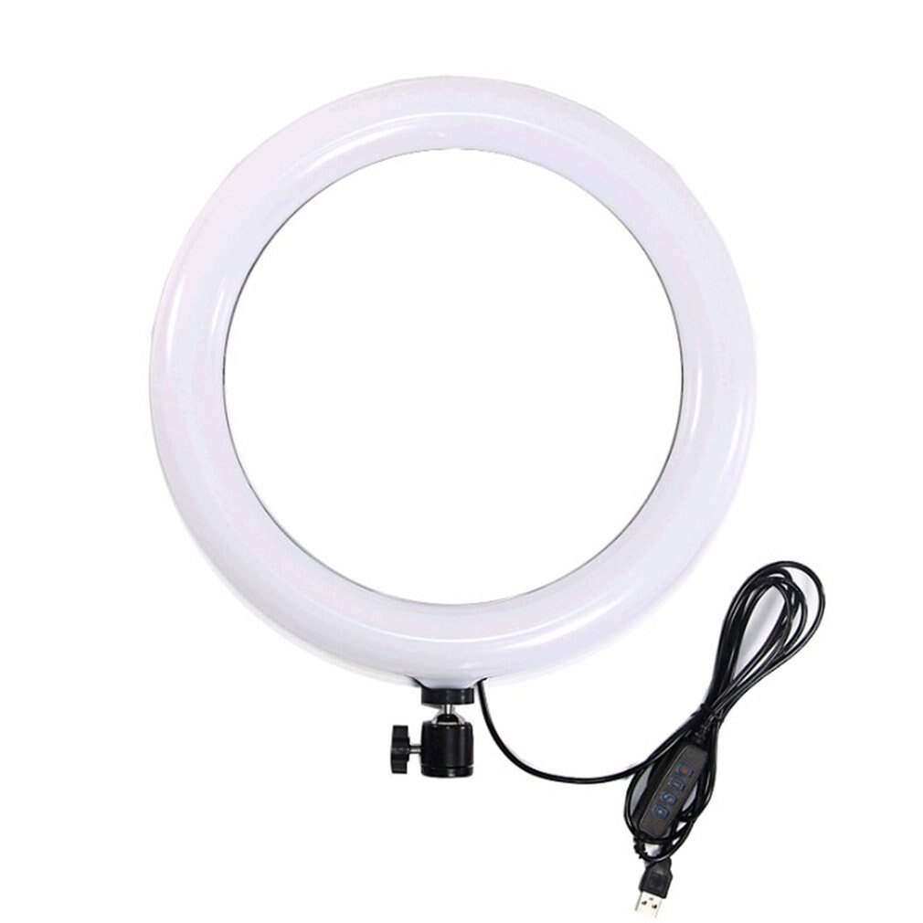 13 Inch Platte Ring Licht Selfie Schoonheid Fotografie Mobiele Telefoon Live Licht Drie Kleurtemperatuur Led Licht Invullen: light head