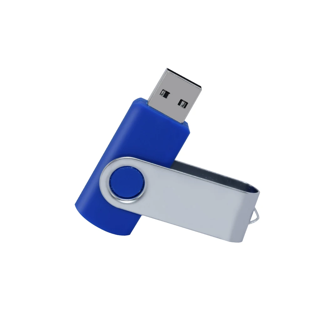 Pendrive giratorio de Metal, de 32GB unidad Flash usb, 16 Giga, 64 128 GB, 2,0: Rojo / 8 GB