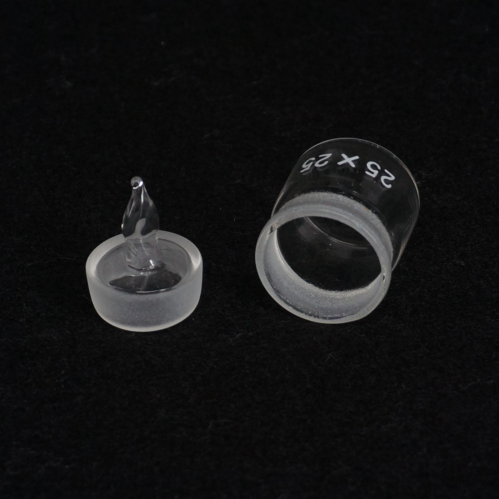 Laboratory Chemistry Equipment 25*25mm Weighing Bottle Flat Low Form Sealed Glass Scale Specific Gravity Bottle