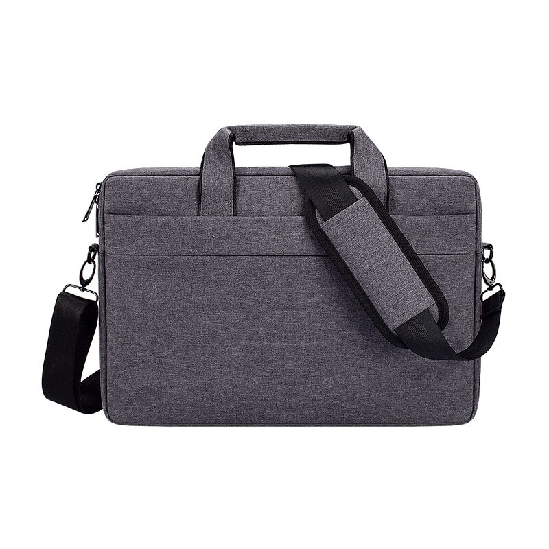 Laptop Bag 13.3 15.6 14 Inch Waterproof Notebook Bag Sleeve For Macbook Air Pro 13 15 Computer Shoulder Handbag Briefcase: deep grey / 15.6-inch