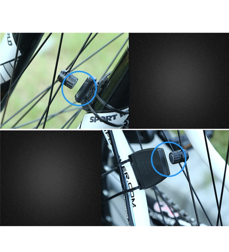 HILAND 2.8 ''di Visualizzazione di Grandi Dimensioni Della Bicicletta Senza Fili Ciclocomputer bicicletta tocco schermo Tachimetro Contachilometri Bici Antipioggia Cronometro