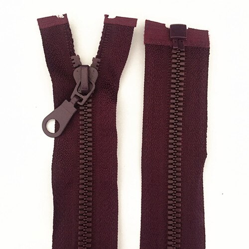1PCS RESIN ZIP ZIPS ZIPEER ZIPPERS 27.5" 70CM 16 COLOR for Clothing: Fuchsia