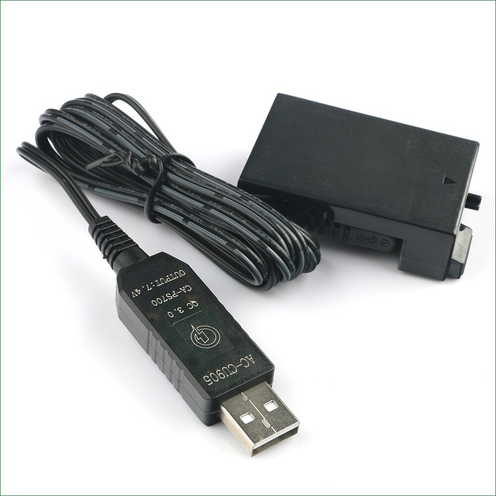 QC3.0 USB TO LP-E8 LP E8 LPE8 Dummy Battery ACK-E8 DR-E8 DC Coupler for Canon EOS 550D 600D 650D 700D T2i T3i T4i X4 X5 X6i