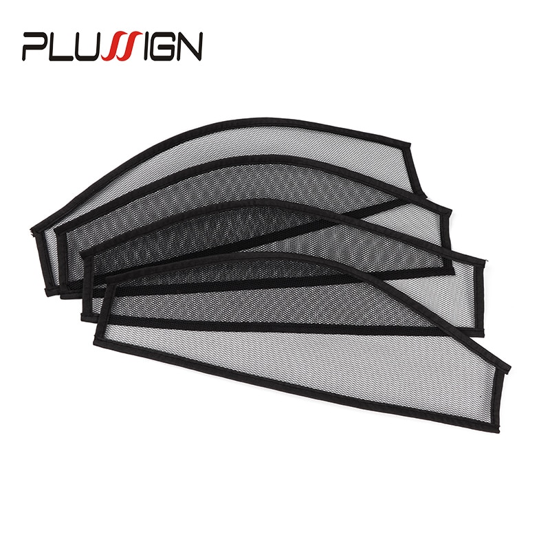 Wig Accessories Hair Net For Wigs Clip In Hair Extension Hairnets Plussign Black Net Hair Making Tools 5Pcs/Lot