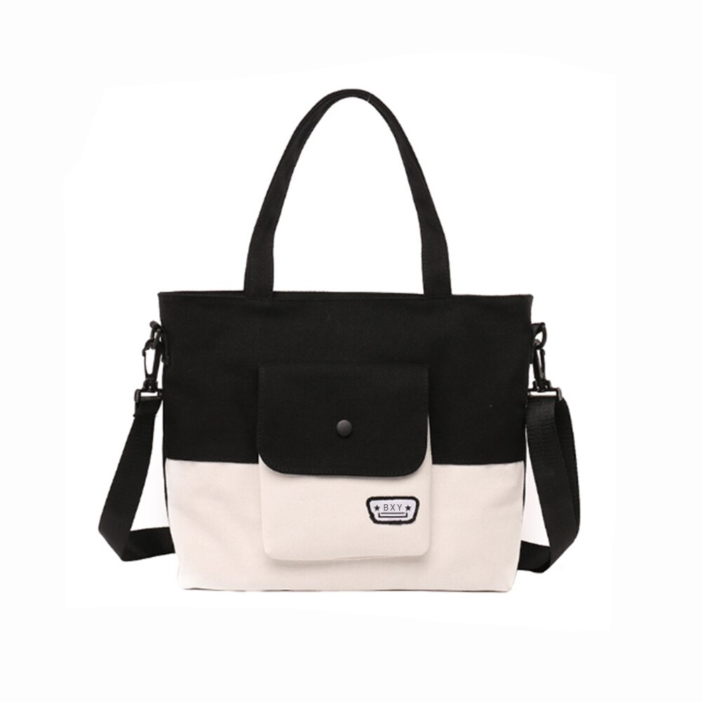 Multifunctionele schoudertas van canvas voor dames, grote capaciteit, damestas voor school en student, in populaire kleuren