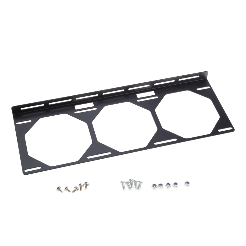 Computer Radiator Fan DIY Mounting Bracket for 120MM 12CM 24CM 36CM Fans: Gold