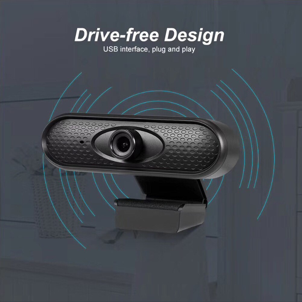 1080P HD 480P 720P Webcam with Built-in Microphone + Desktop Tripod USB Driver Free Beauty Web Camera for PC