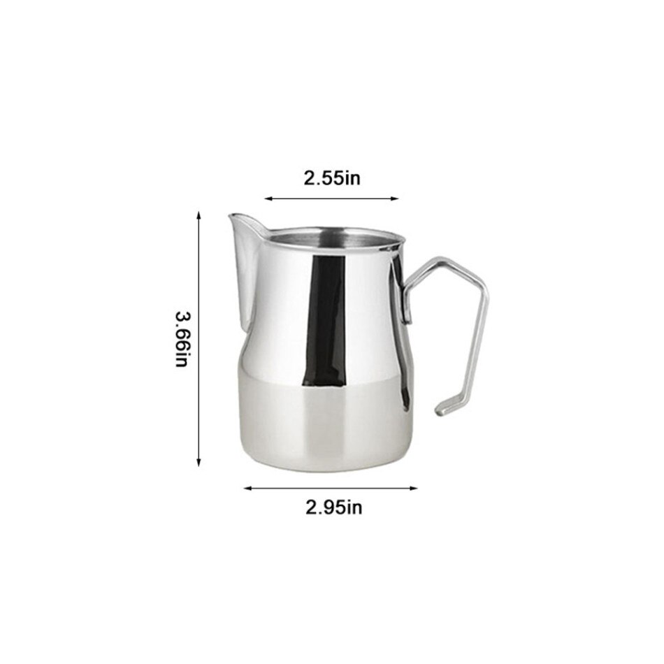 350/500/750 Ml acier inoxydable pot à lait expresso tasses café mousseur tasses italien Latte Art lait mousseur cruche pichet tasse: 350ml