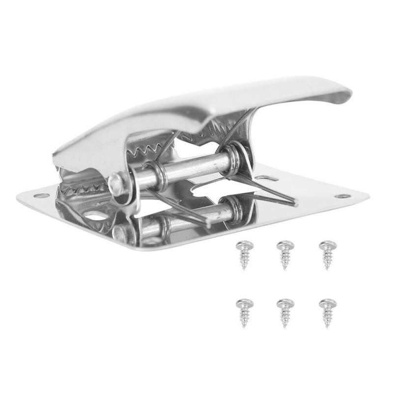 Stainless Steel Fillet Clamp For Fish Cleaning Board Deep-jaw Fishtail Clip With Fixing Screw In: Default Title