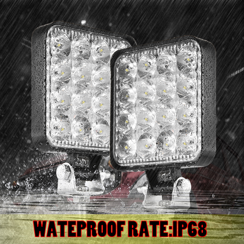 12V 24V Led Car Work Light Bar 48w Led Bar 16 barra Led Car Light for 4x4 Led Bar Offroad SUV ATV Tractor Boat Trucks Excavator