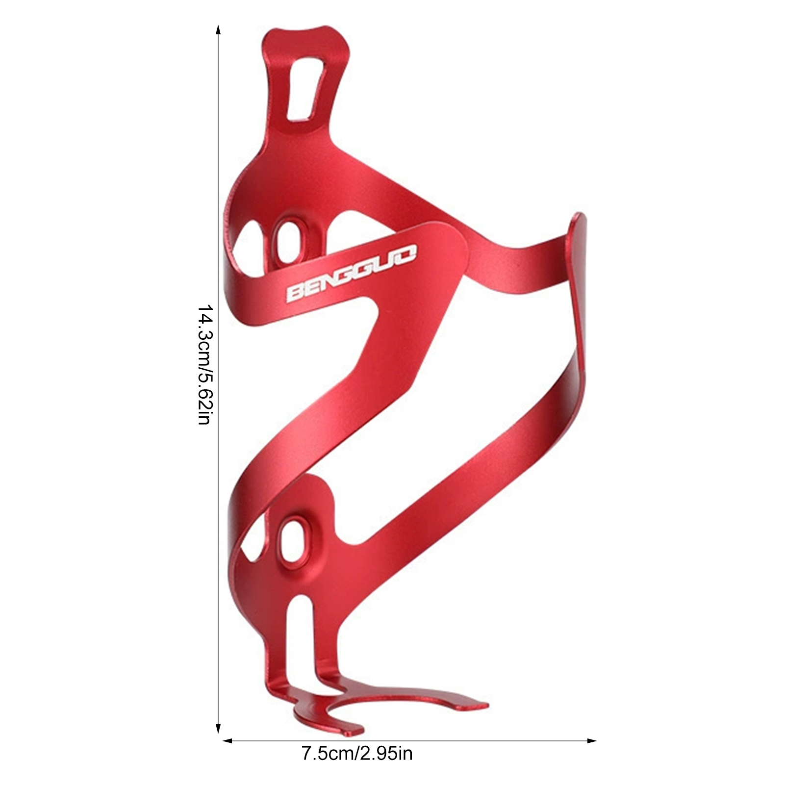 Bike Bottle Holders Cage Bicycle Handle Water Cup Bracket Universal Aluminium Cycling Water Bottle Holder: Red