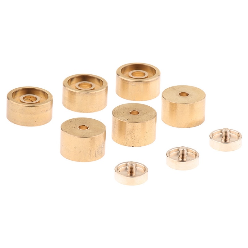 TOP1 Set Trumpet Valve Finger Buttons Trumpet Parts Accessories Musical Instrument Accessories for Trumpet -Golden