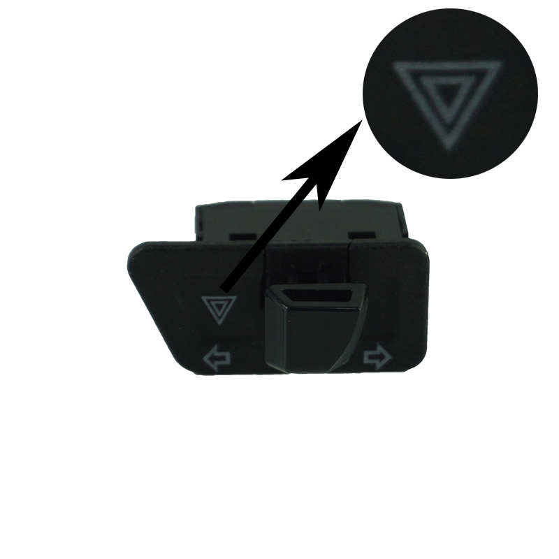 Démarreur klaxon moto | Commutateurs de moto, variateur de phare, Double lumière de Flash, bouton simple pour GY6 50cc 125cc 150cc Scooter à cyclette