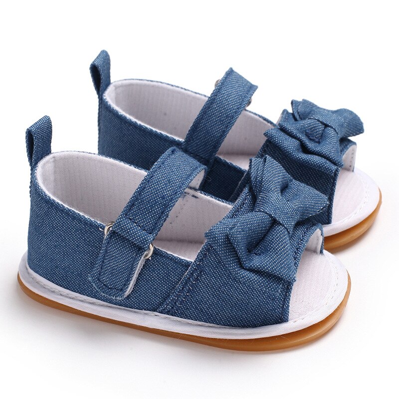 Newborn Shoes canvas Toddler Infant baby girl sandals soft bottom First Walker C473 4colors TX02